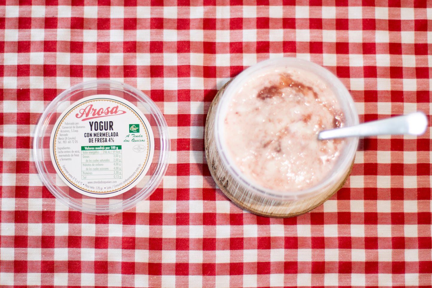 Yogur de fresa