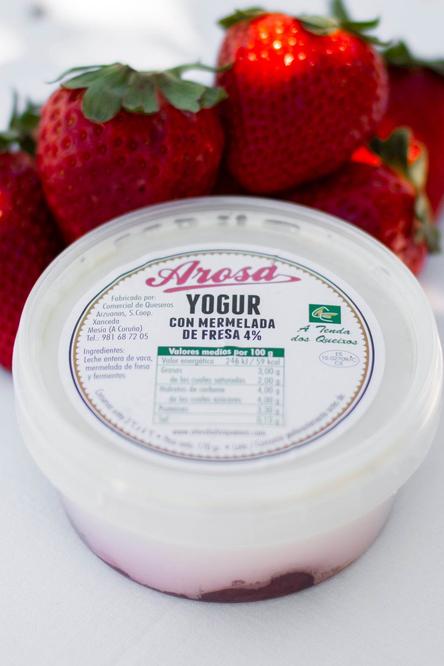Yogur de fresa