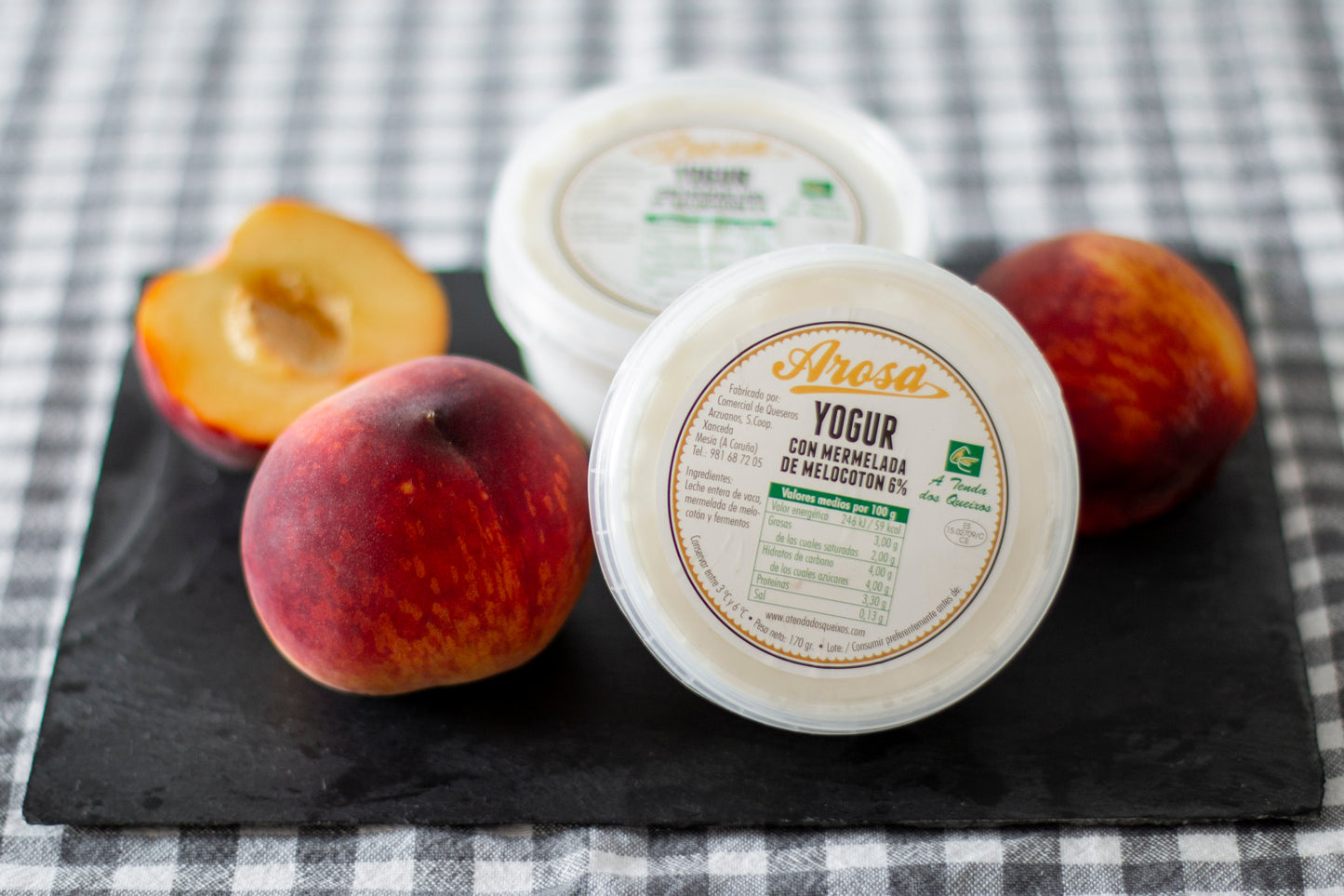 Yogur de melocotón