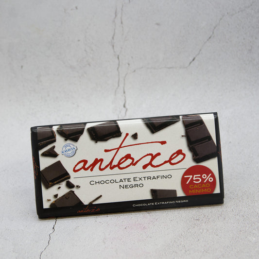 Chocolate extrafino negro (75% cacao) | Antoxo