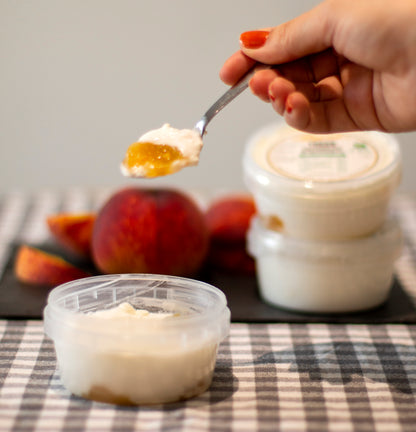 Yogur de melocotón